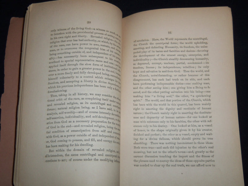 1859 SUSPENSE OF FAITH AN ADDRESS BY HENRY W. BELLOWS - J 8868