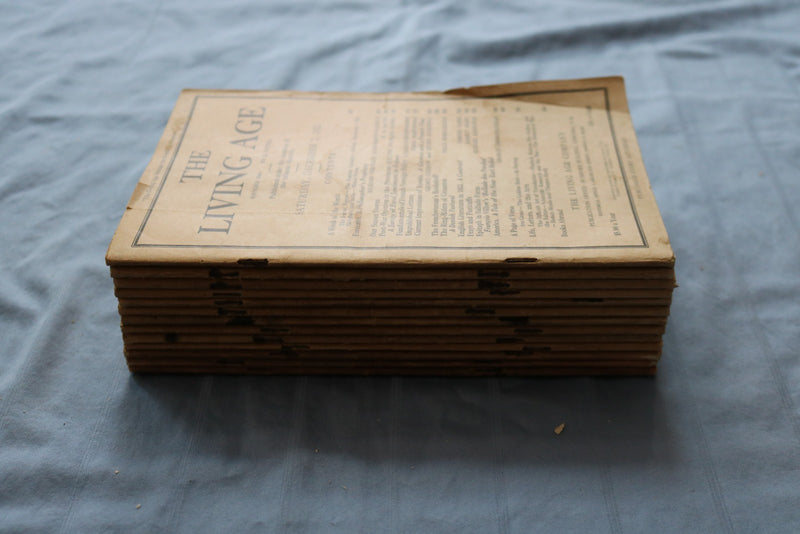 1922-1923 THE LIVING AGE MAGAZINE - LOT OF 13 - O 3896