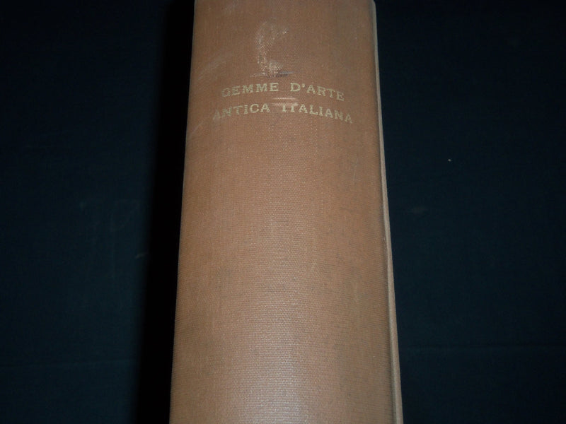 1938 GEMME D'ARTE ANTICA ITALIANA VOLUME - LIMITED #123 - ITALIAN - Z 80