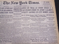 1946 NOV 30 NEW YORK TIMES - LEWIS ON TRIAL, UTILITY SAVINGS IN CITY - NT 4224