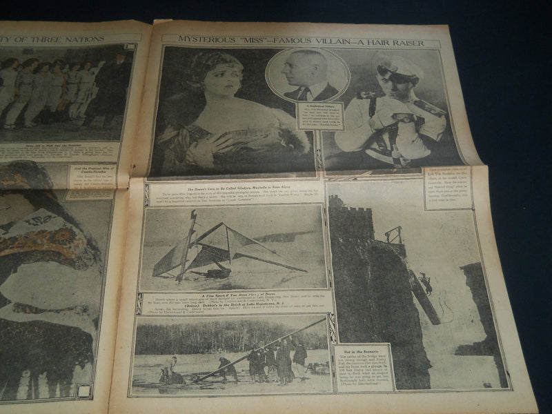 1922 MARCH 5 BOSTON SUNDAY POST PICTORIAL - BLUE BOY - PRINCE OF WALES - NP 3882
