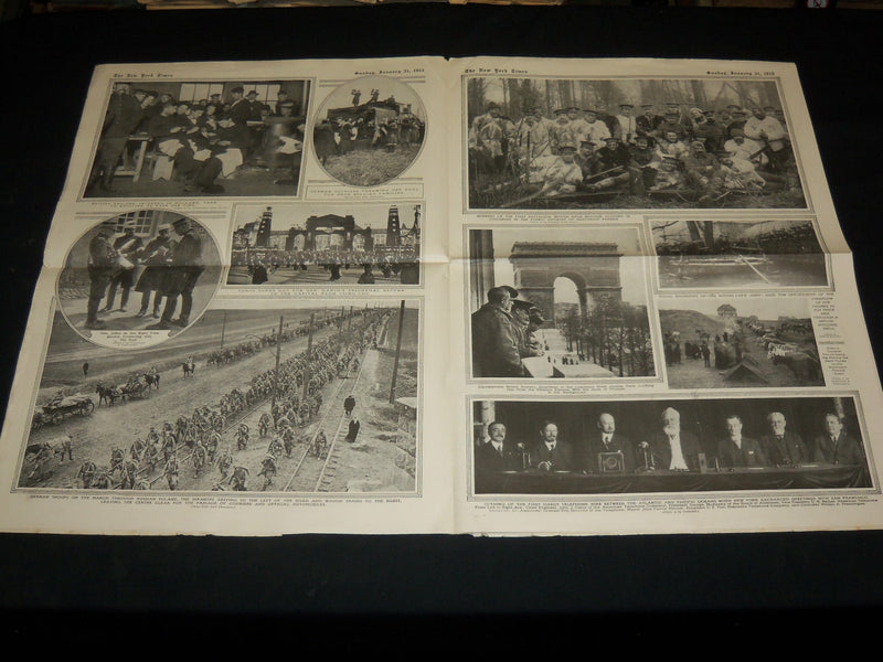 1915 JANUARY NEW YORK TIMES PICTURE SECTION - WORLD WAR I - WWI - NP 5469