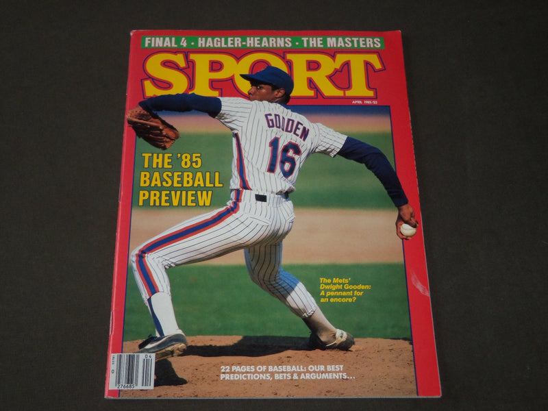 1985 APRIL SPORT MAGAZINE - DWIGHT GOODEN COVER - CW 325