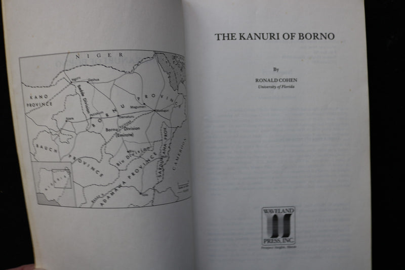 1967 THE KANURI OF BORNO SOFTCOVER BOOK BY RONALD COHEN - K 3540
