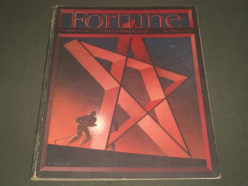 1938 DECEMBER FORTUNE MAGAZINE - GREAT COVER & ADS - F 97