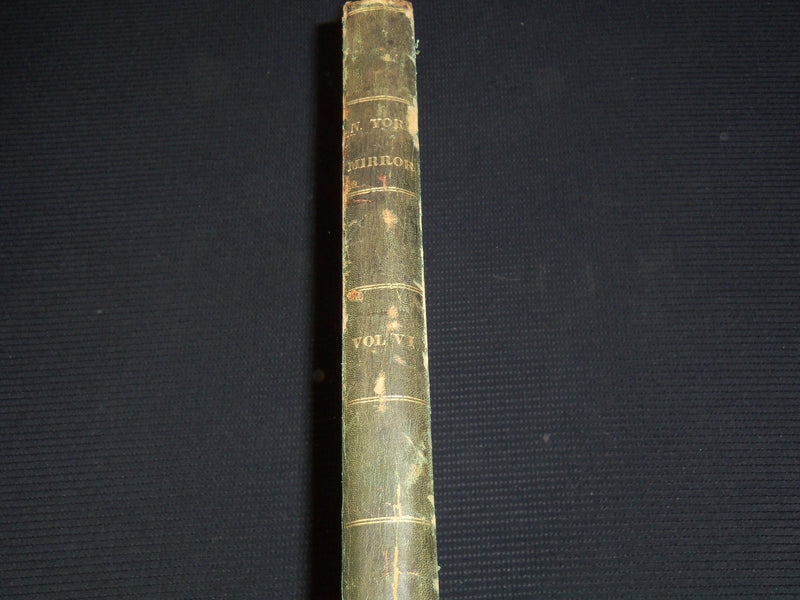 1828-1829 NEW YORK MIRROR AND LADIES GAZETTE BOUND VOLUME - SHELLEY - R 89P