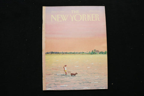 1986 JUNE 16 NEW YORKER MAGAZINE - GREAT ILLUSTRATED COVER - NY 3261