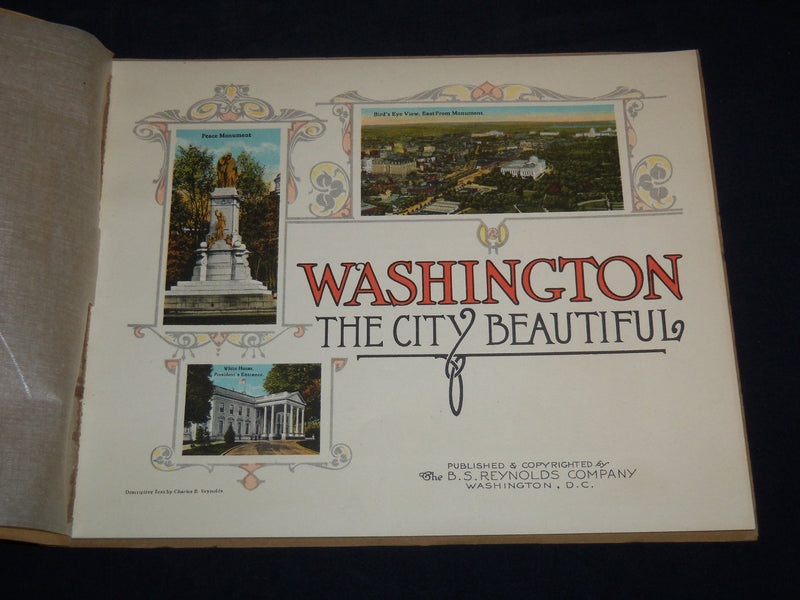 1920'S WASHINGTON THE NATION'S CAPITAL VIEW BOOK - COLOR PRINTS - J 8721