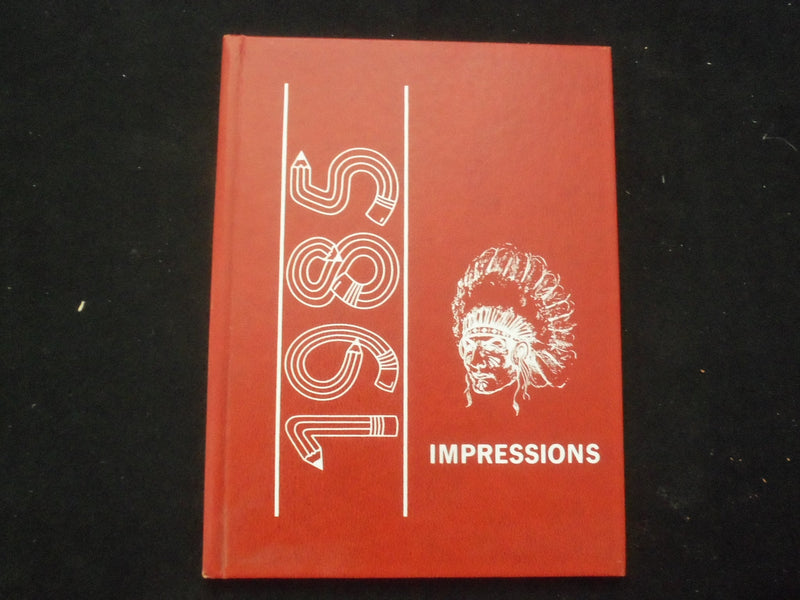 1985 IMPRESSIONS PEQUANNOCK VALLEY SCHOOL YEARBOOK- POMPTON PLAINS, NJ - YB 3163