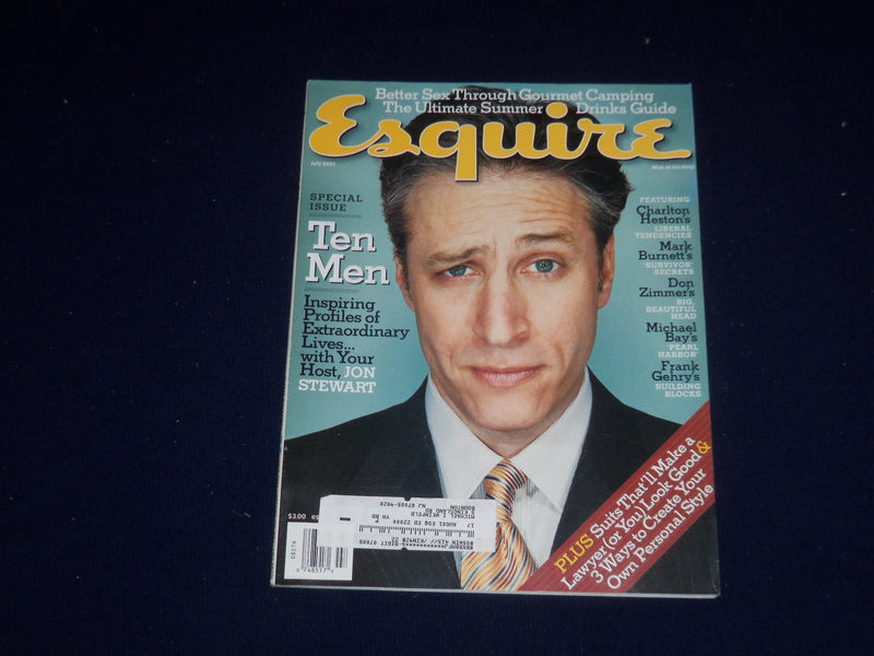 2001 JULY ESQUIRE MAGAZINE - JON STEWART COVER - SP 5349