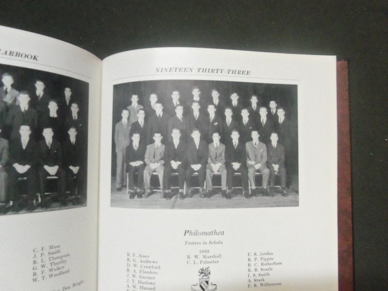 1933 MOUNT HERNON BOARDING HIGH SCHOOL YEARBOOK - MASSACHUSETTS - YB 570