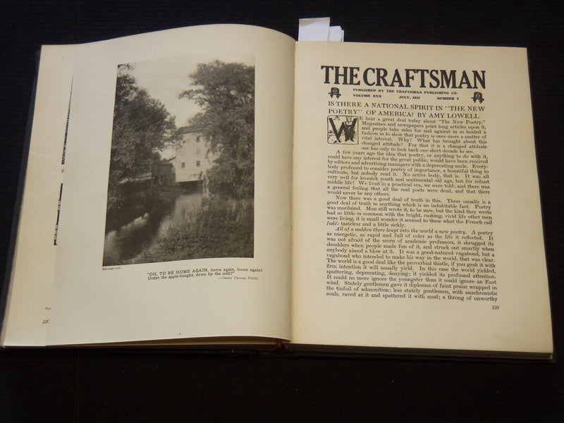 1916 APRIL-SEPTEMBER THE CRAFTSMAN MAGAZINE BOUND VOLUME - KD 7892
