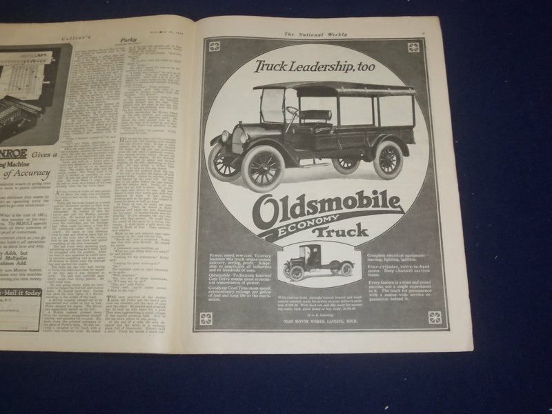 1919 FEBRUARY 22 COLLIER'S MAGAZINE -PEACE OF BOLSHEVISM BY M. SULLIVAN- ST 6752