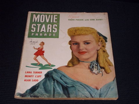1950 MARCH MOVIE STARS PARADE MAGAZINE - BETTY GRABLE FRONT COVER - E 14843