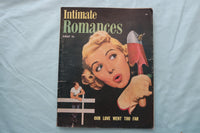 1951 AUGUST REAL ROMANCES MAGAZINE - OUR LOVE WENT TOO FAR COVER - E 26714