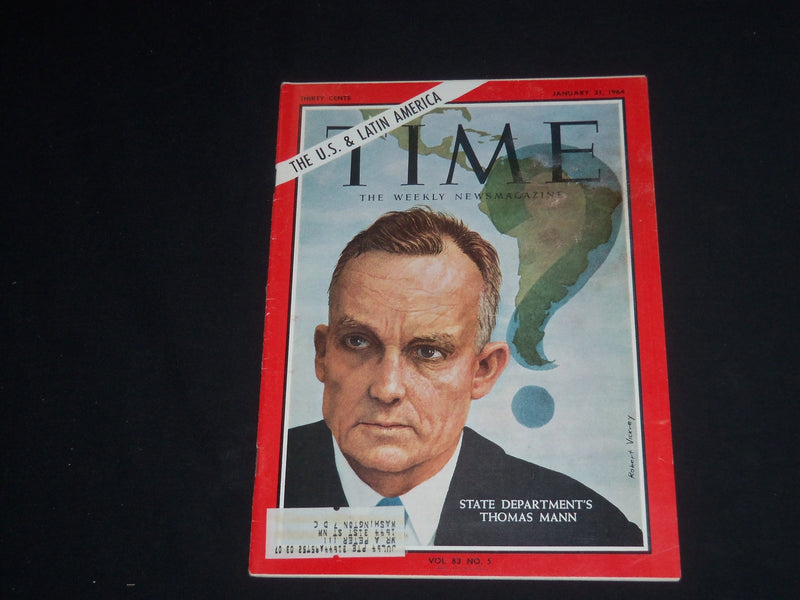 1964 JANUARY 31 TIME MAGAZINE - STATE DEPARTMENT'S THOMAS MANN - T 1886