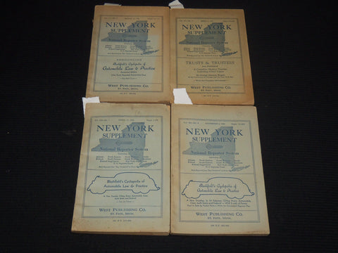 1935 NEW YORK SUPPLEMENT NATIONAL REPORTER LOT OF 4 ISSUES - O 3074B