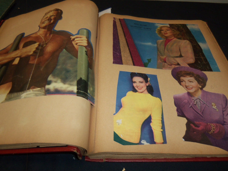 HOLLYWOOD MOVIE STARS SCRAPBOOK - LADD - WILDE - GREAT PHOTOS - 26A