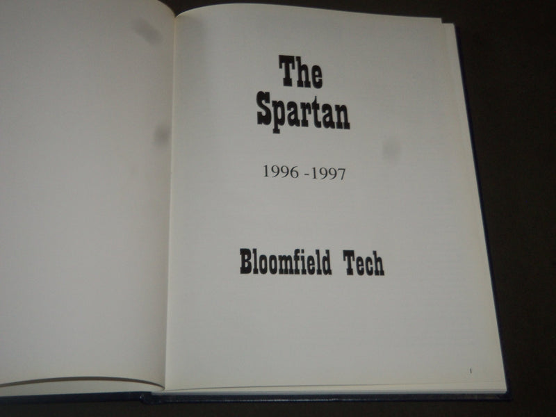 1997 THE SPARTAN BLOOMFIELD TECH SCHOOL YEARBOOK - NEW JERSEY - YB 1056