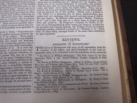 1866 SATURDAY REVIEW 2 BOUND VOLUMES - COMPLETE YR- PUBLISHED IN LONDON - R 1082