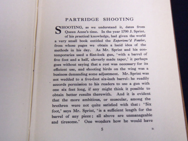 1940'S COVERT AND FIELD SPORT BRITISH SPORT SERIES BOOK BY E. D CUMING- KD 4502M