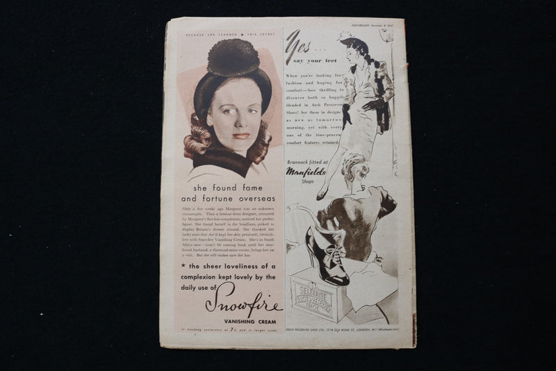 1947 NOV 8 PICTUREGOER MAGAZINE - DEBORAH KERR & WALTER PIDGEON COVER - E 25978