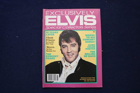 1987 FALL EXCLUSIVELY ELVIS MAGAZINE - ELVIS PRESLEY COVER - E 18567