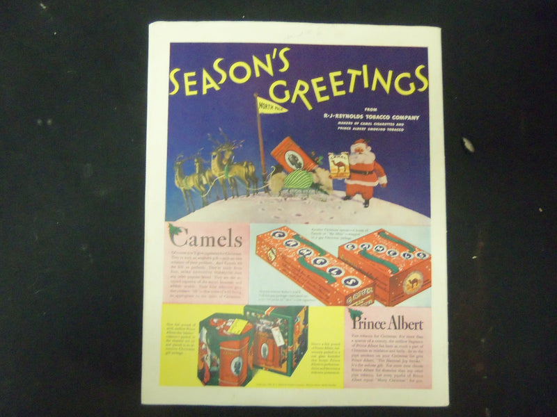 1935 DEC 21 COLLIER'S MAGAZINE - GREAT ILLUSTRATIONS, ARTICLES & ADS - ST 3625