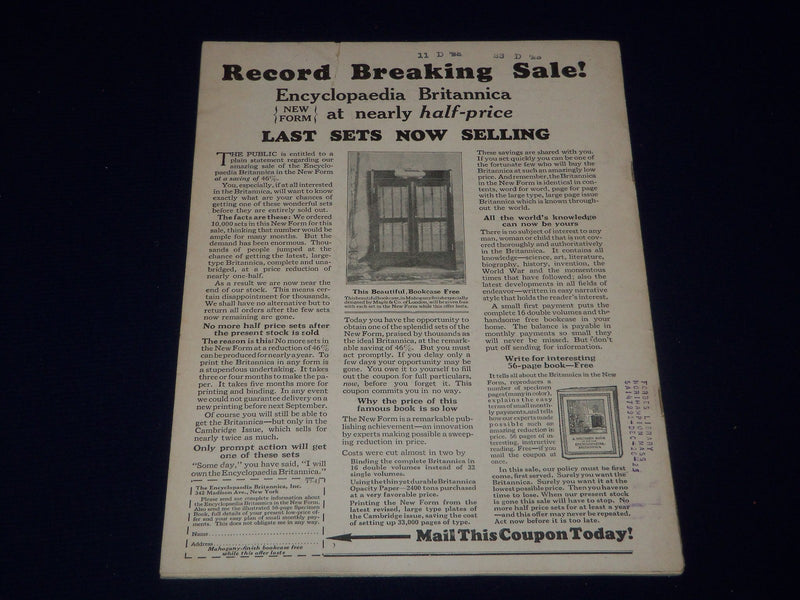 1925 NOVEMBER 2 TIME MAGAZINE - OTTO H. KAHN COVER - T 50