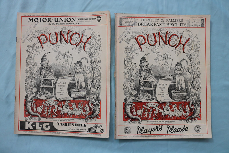 1941 PUNCH MAGAZINE - LOT OF 25 - O 3972