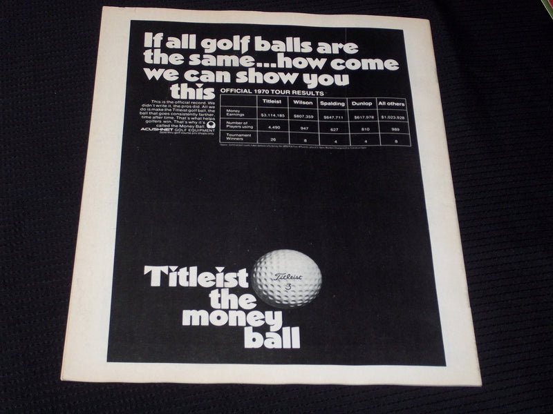 1971 MARCH 23 GOLF WORLD NEWSWEEKLY MAGAZINE - ARNOLD PALMER COVER - E 6039