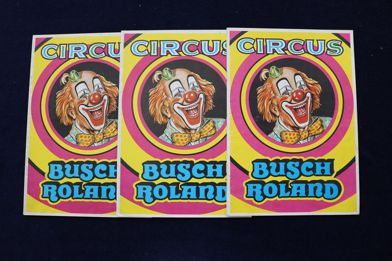 1980'S-1990'S BUSCH ROLAND CIRCUS PROGRAMS - GERMAN - LOT OF 12 - O 3515