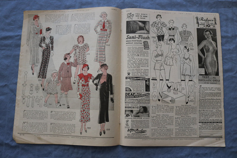 1934 APRIL HOME ARTS NEEDLECRAFT MAGAZINE - STORIES/ILLUSTRATIONS/ADS - SP 4784W