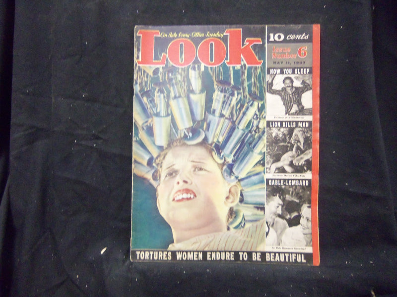 1937 MAY 11 LOOK MAGAZINE -ISSUE #6 - GREAT PHOTOS & ADS - ST 1398