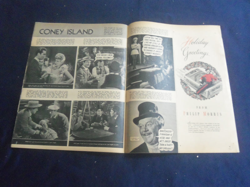 1943 JANUARY MOVIE SHOW MAGAZINE - LORETTA YOUNG & BRIAN AHERNE COVER - B 2801H