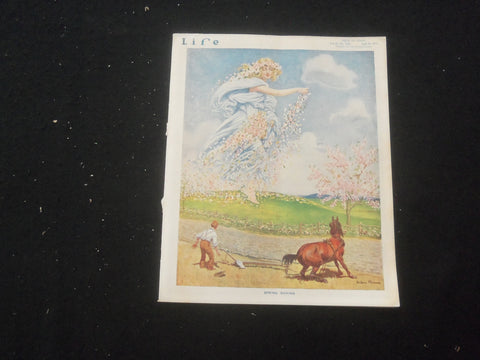 1915 APRIL 15 LIFE MAGAZINE - SPRING SOWING - L 761C