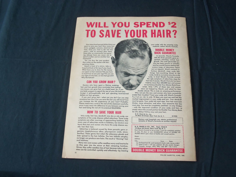 1960 JUNE THE NATIONAL POLICE GAZETTE MAGAZINE - GINA LOLLOGRIGIDA - B 5699