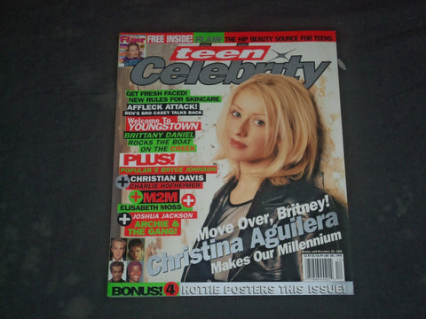 1999 DECEMBER TEEN CELEBRITY MAGAZINE - CHRISTINA AGULERA COVER - B 602