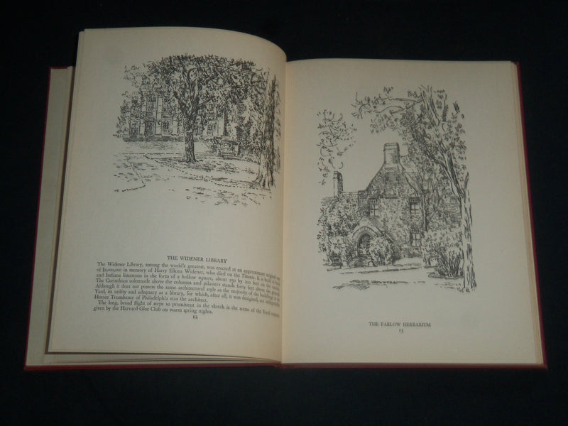 1940 HARVARD & CAMBRIDGE A SKETCH BOOK AUTOGRAPHED BY JACK FROST - KD 5470