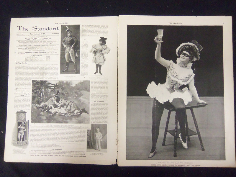 1897 JUNE 5 THE STANDARD MAGAZINE - AN UNEXPECTED KICK - ST 3227