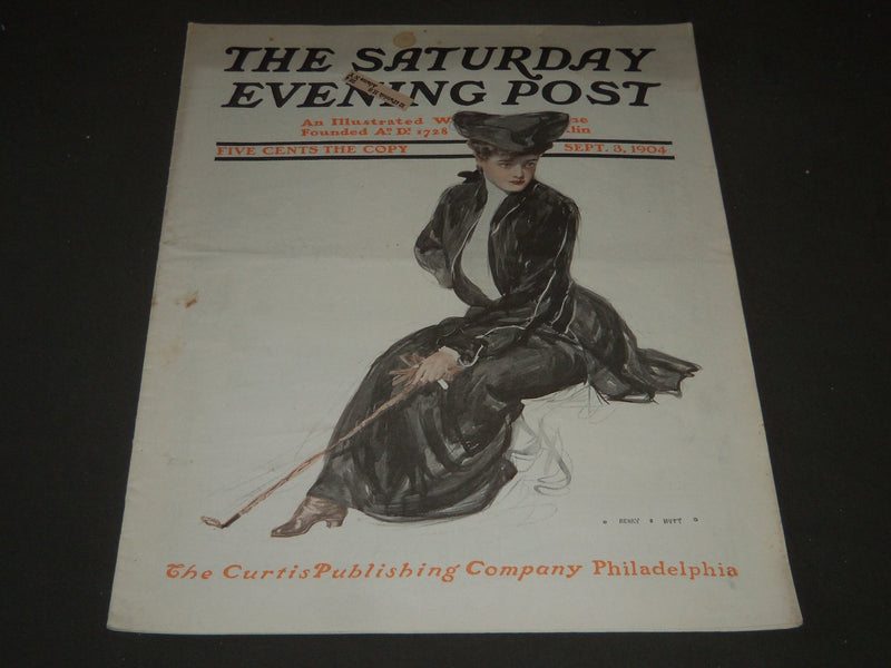 1904 SEPTEMBER 3 THE SATURDAY EVENING POST MAGAZINE - ILLUSTRATED COVER - SP 500