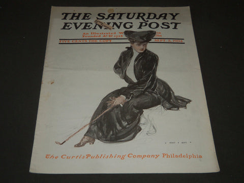 1904 SEPTEMBER 3 THE SATURDAY EVENING POST MAGAZINE - ILLUSTRATED COVER - SP 500