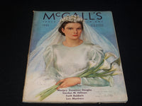 1936 JUNE MCCALL'S MAGAZINE - NEYSA MCMEIN BEAUTIFUL FRONT COVER - E 1045