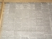 1927 AUGUST 13 NEW YORK TIMES - SACCO STILL FASTS EDISON ON AIR - NT 9566