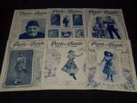 1903 PARIS QUI CHANTE REVUE ILLUSTREE MAGAZINE LOT OF 28 ISSUES - O 3442D