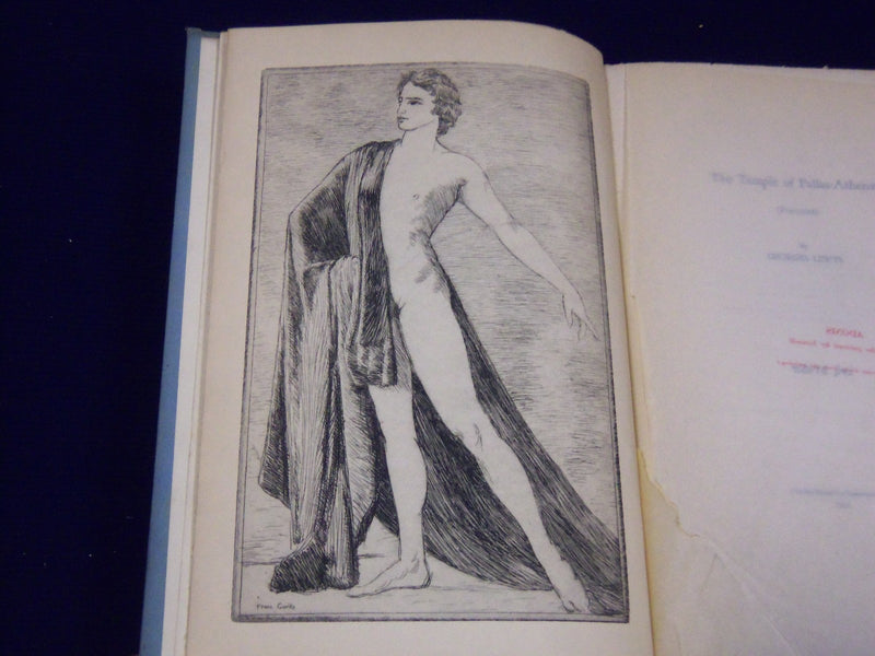 1924 THE TEMPLE OF PALLAS-ATHENAE BY GEORGE LEWYS SIGNED #167 OF 995 - KD 129