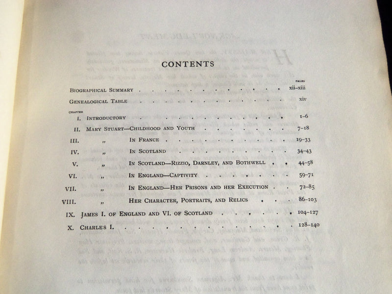 1902 THE STUARTS BEING ILLUSTRATIONS OF PERSONAL HISTORY VOLUME 1 & 2 - Z 148