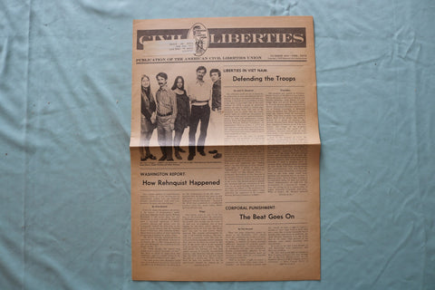 1972 FEBRUARY CIVIL LIBERTIES NEWSPAPER - VIET NAM - K 3301