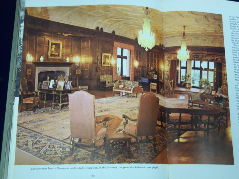 1970 TREASURE ROOMS OF AMERICA'S MANSIONS MANORS & HOUSES BY RITA REIF - KD 1816