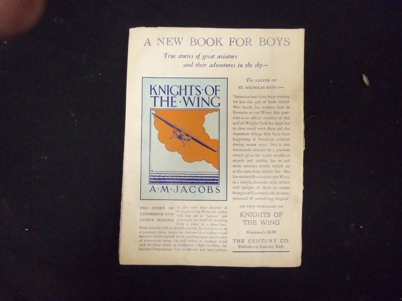 1928 SEPTEMBER ST. NICHOLAS MAGAZINE - ILLUSTRATIONS, STORIES & ADS - ST 3164